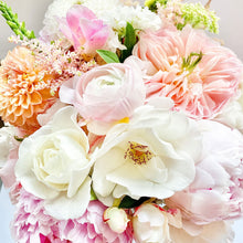 Load image into Gallery viewer, designer's selection vase flower bouquet featuring garden rose, dahlia, and peony - Designer's Selection, Vase Arrangement