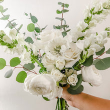 Load image into Gallery viewer, san_francisco_elopement_flowers_flower_lab_design_petite_white_bridal_bouquet - Bridal Bouquet